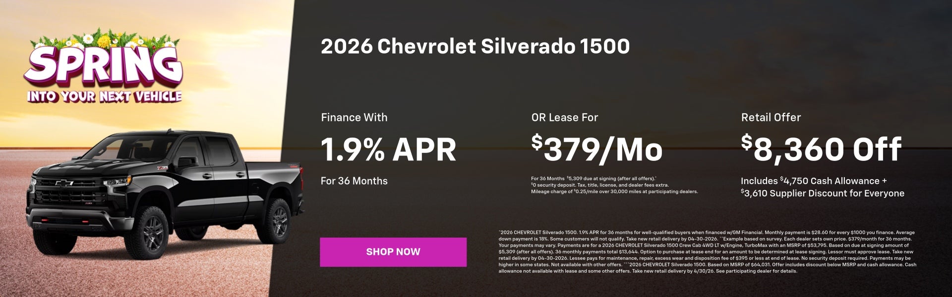 Silverado Offer