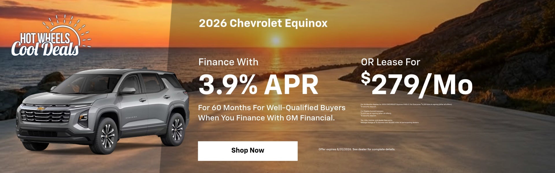 August 2026 Equinox Offer