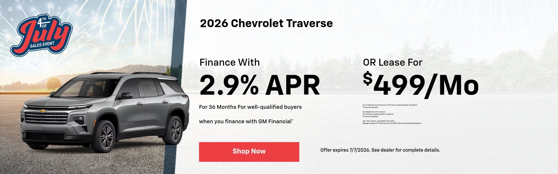 Traverse Offer