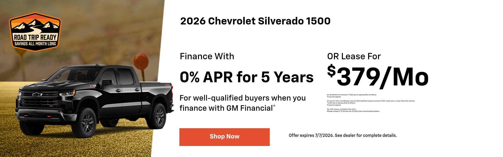 Silverado Offer