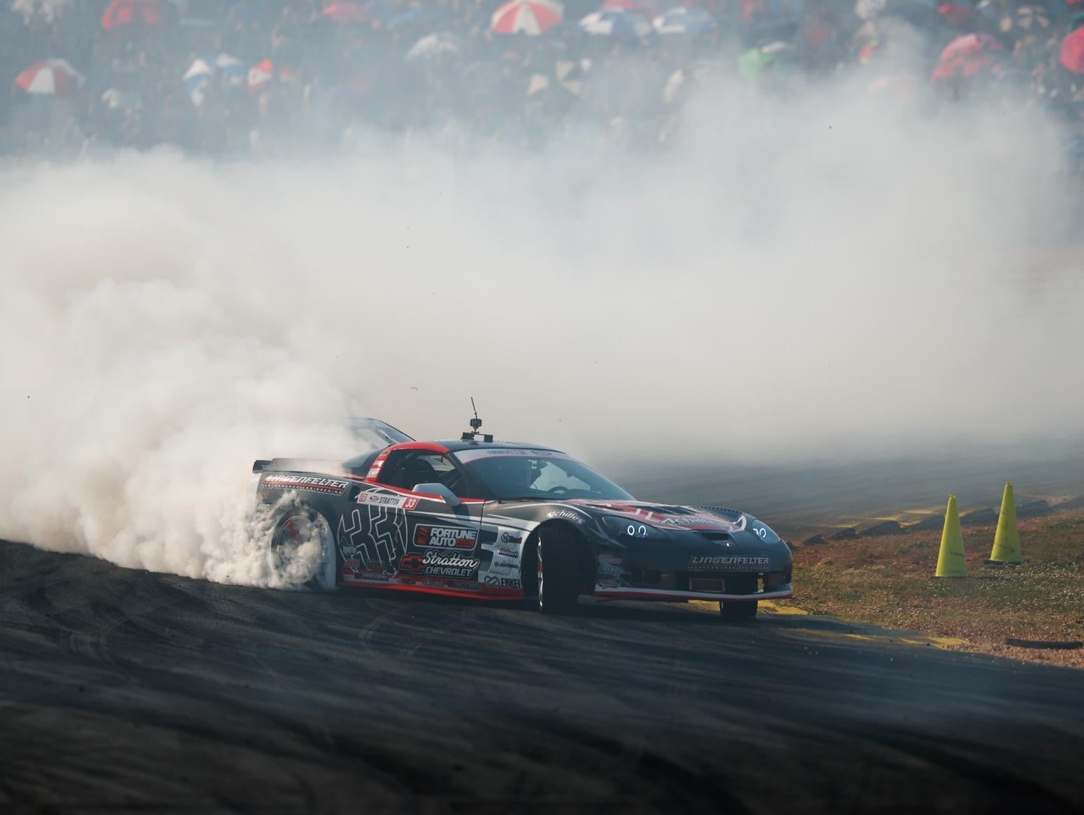 Corvette Drifting lots of smoke