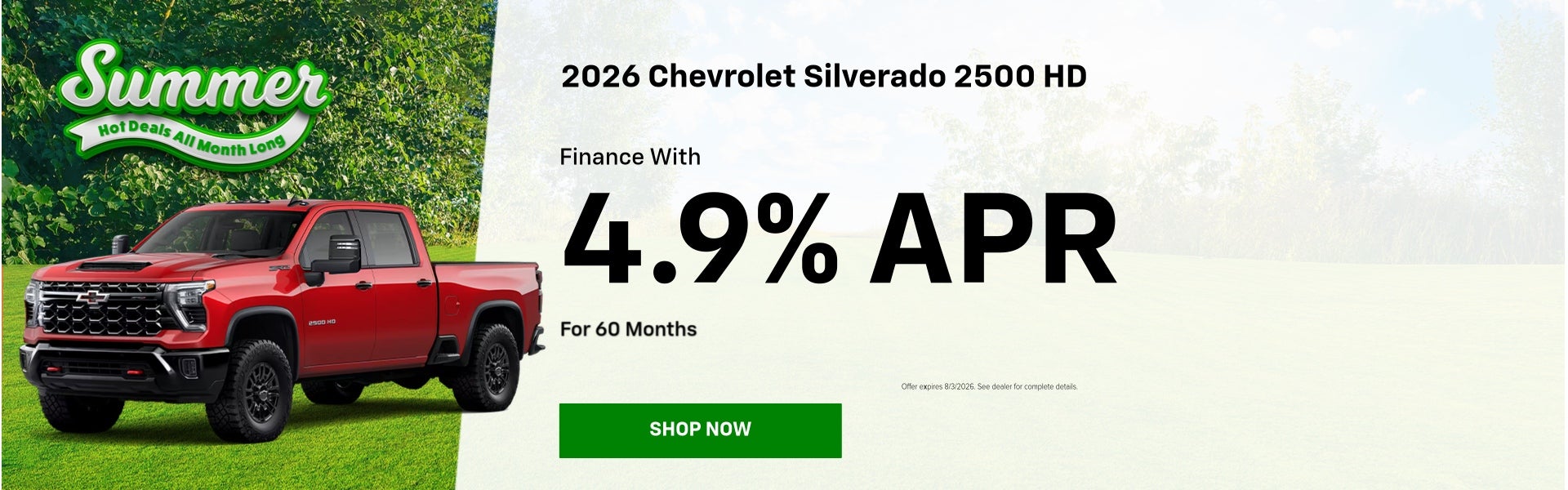 Silverado 2500 Offer
