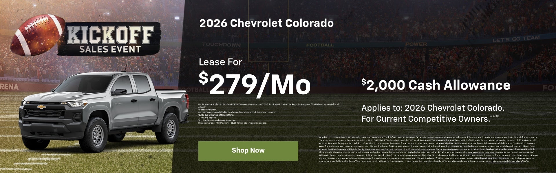 2026 Colorado Offer