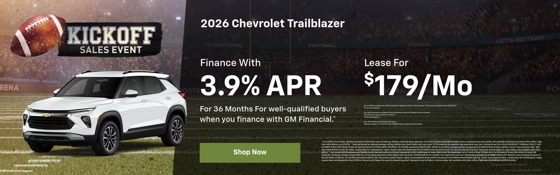 2026 Trailblazer Offer